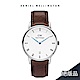 Daniel Wellington DW 手錶 Classy Bristol 34mm深棕真皮鑽石錶 絕版 DW00100098 product thumbnail 1