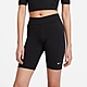 NIKE 短褲 女款 緊身褲 運動短褲 慢跑 AS W NSW ESSNTL MR BIKER SHORT 黑 CZ8527-010 product thumbnail 1