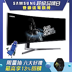 SAMSUNG C49HG90DME 49型 VA曲面商用螢幕