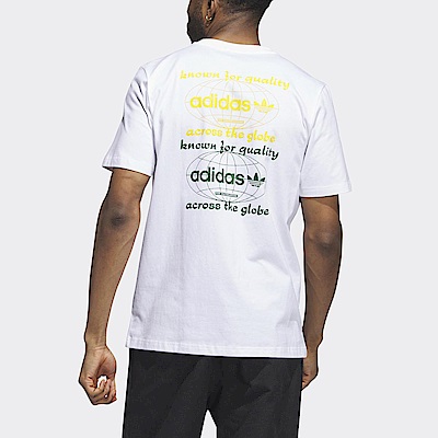 Adidas Quality Tee [IJ0980] 男 短袖 上衣 T恤 亞洲版 運動 滑板 休閒 純棉 寬鬆 白
