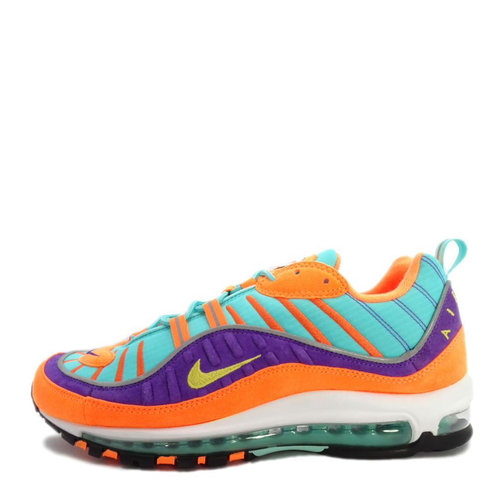 Nike Air Max 98 QS [924462-800] 男鞋 運動 休閒 橘 紫