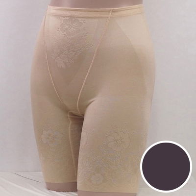 華歌爾-BABY HIP 64-90標準腰長管修飾褲(藕紫色) 翹臀360度包覆-服貼彈性