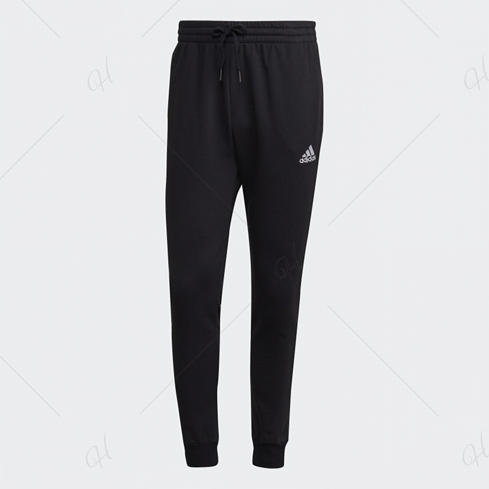 adidas 愛迪達 長褲 運動褲 男款 黑 HL2236 ESSENTIALS FLEECE REGULAR TAPERED PANTS (L4519)