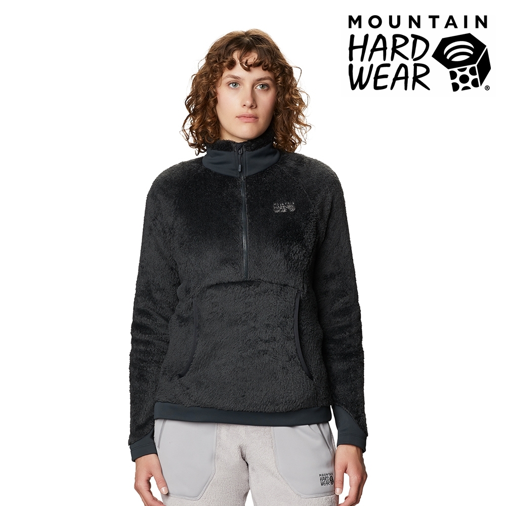 【美國 Mountain Hardwear】Monkey Woman2 Pullover 保暖刷毛立領套頭上衣 女款 深風暴灰 #1902501