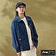 JEEP女裝 變化領片燈芯絨長袖外套-藍色 product thumbnail 1