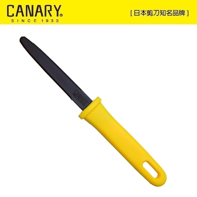 【日本CANARY】紙箱小子切刀-黑刃不沾膠型(DC-190F)