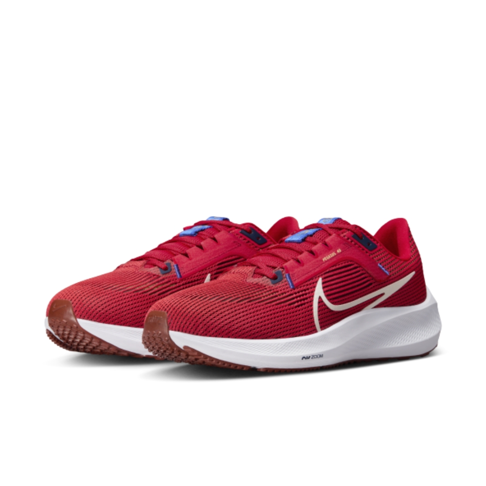 NIKE 慢跑鞋 男鞋 運動鞋 緩震 小飛馬 AIR ZOOM PEGASUS 40 紅 DV3853-600