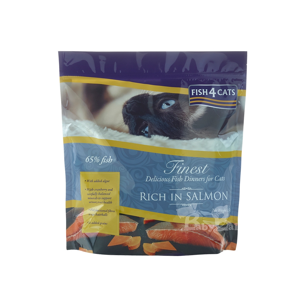 即期良品 海洋之星FISH4CATS 鮭魚無麩質低敏配方400g 全貓