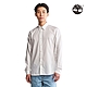 Timberland 男款白色 TENCEL™ X REFIBRA™ 透氣長袖襯衫|A62XH100 product thumbnail 1