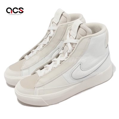 Nike 休閒鞋 Wmns Blazer Mid Victory 女鞋 白 米白 高筒 皮革 DR2948-100