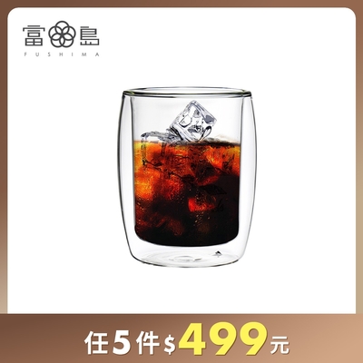 FUSHIMA富島 英倫系列雙層耐熱玻璃杯260ML