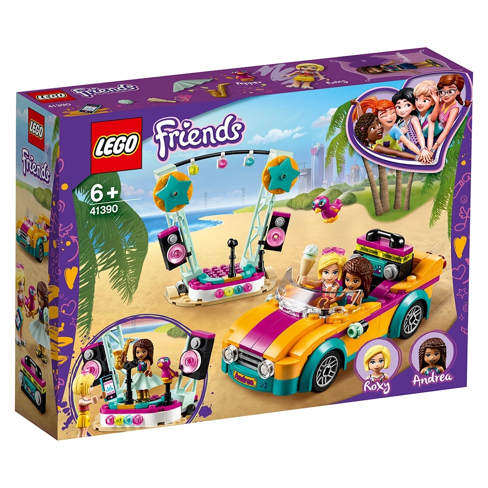 樂高LEGO Friends系列 - LT41390 安德里亞的汽車和舞台