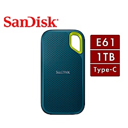 SanDisk E61 1TB 2.5吋行動固態硬碟 (夜幕綠)