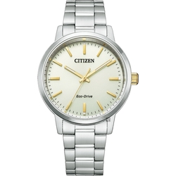 CITIZEN 星辰 光動能簡約手錶 新春送禮-香檳金 BJ6541-58P