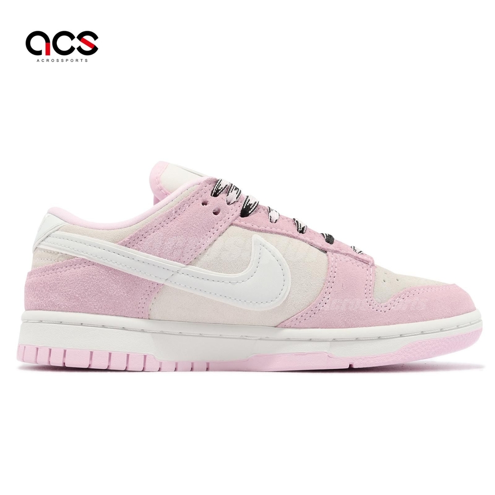 Nike Wmns Dunk Low LX Pink Foam 粉紅麂皮休閒鞋女鞋DV3054-600