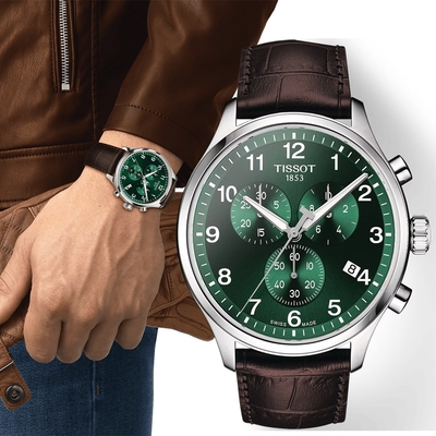 TISSOT 天梭 官方授權 韻馳系列 Chrono XL計時手錶 迎春好禮-45mm T1166171609200