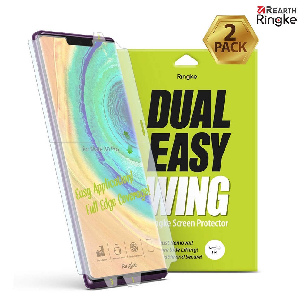 【Ringke】Mate30 Pro [Dual Easy Wing]螢幕保護貼-2入