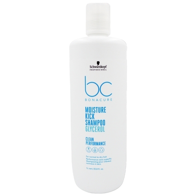 Schwarzkopf施華蔻 欣臨公司貨 bc水感保濕甘油髮露1000ML 適一般/乾燥、脆弱或捲髮髮質