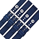 Watchband / 18.20.22.24 mm / 各品牌通用 快拆錶耳 休閒尼龍帆布錶帶-海軍藍 product thumbnail 1