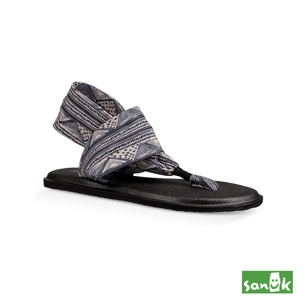 SANUK-YOGA SLING 2 印花瑜伽墊涼鞋-女款(黑白色)1020239 TBGS