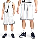Nike AS M NK DF DNA 10IN SHORT SSNL 男 白色 條紋 籃球 短褲 DX0254-100 product thumbnail 1