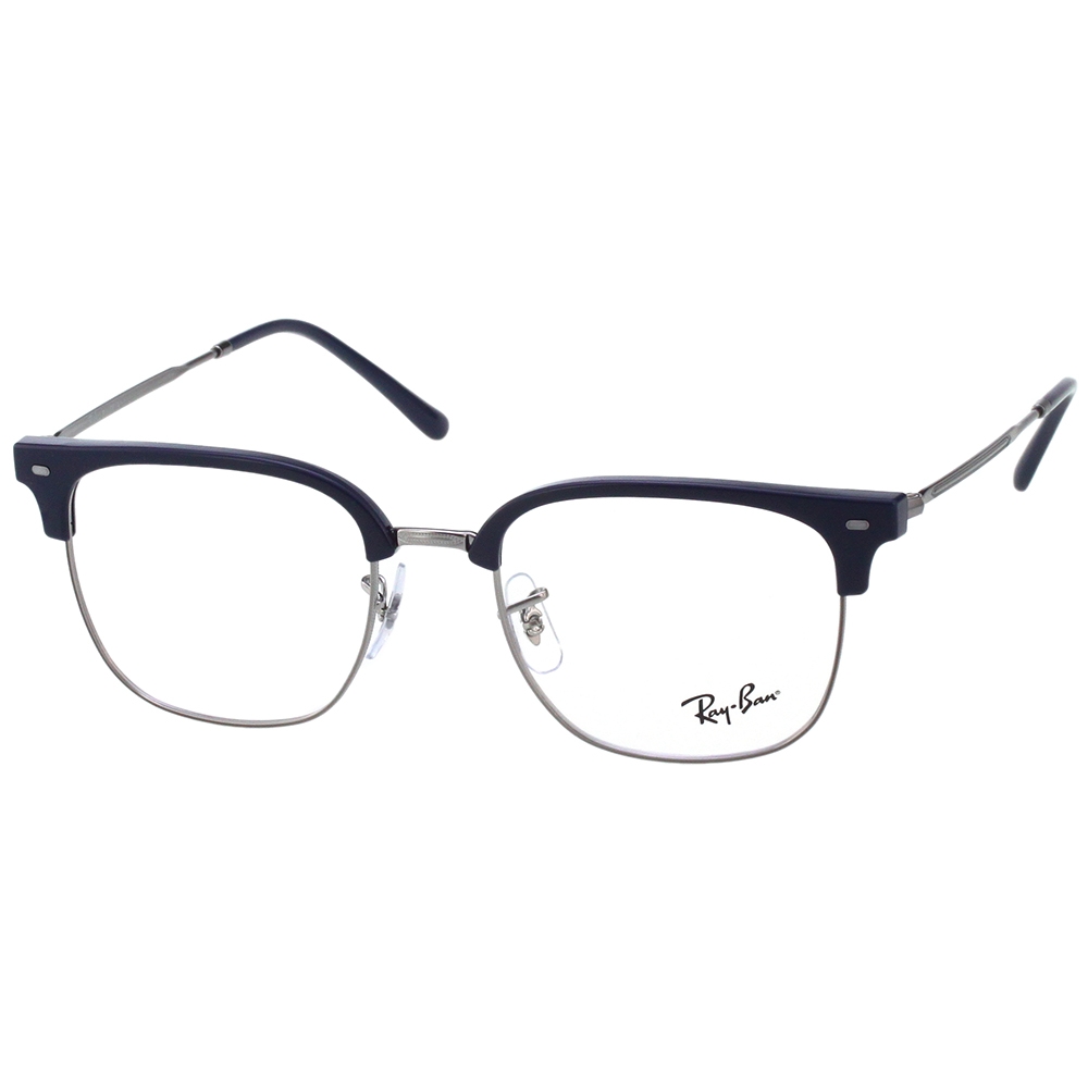 RAY BAN 光學眼鏡(深藍配銀色)RB7216F | 一般鏡框| Yahoo奇摩購物中心