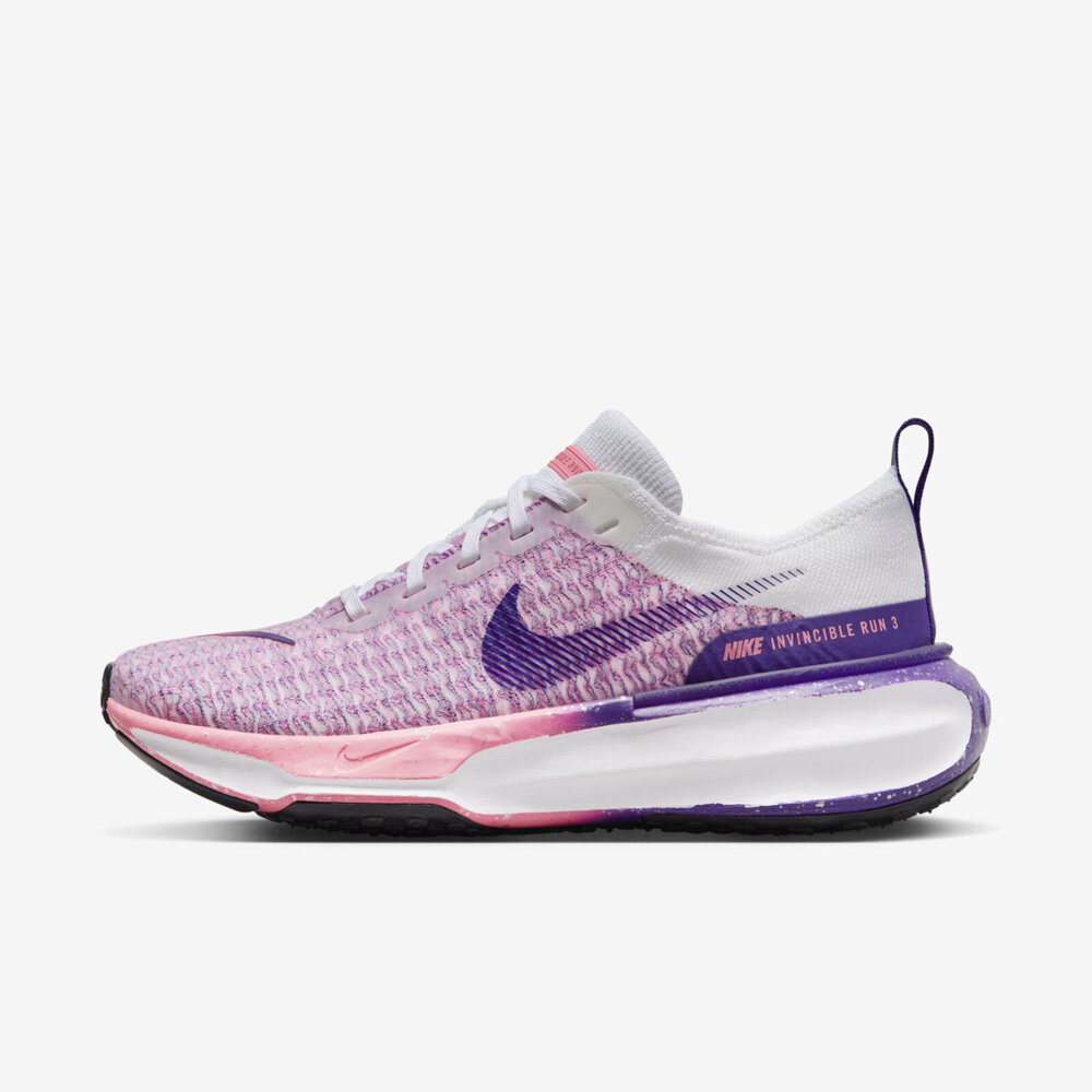 Nike Wmns ZoomX Invincible Run FK 3 [FQ8766-100] 女慢跑鞋路跑白紫