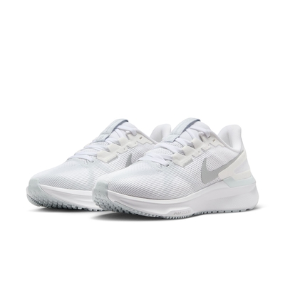 NIKE 慢跑鞋 女鞋 運動鞋 緩震 W AIR ZOOM STRUCTURE 25 白 DJ7884-101