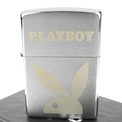 zippo 美系~playboy-班尼兔-雷射雕刻打火機