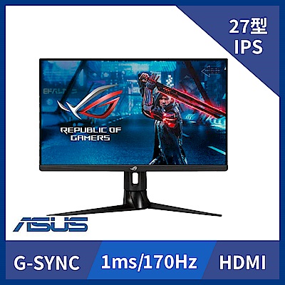 ASUS ROG Strix XG27AQ 27型電競螢幕(HDR/170Hz/G-SYNC相容) | 27型