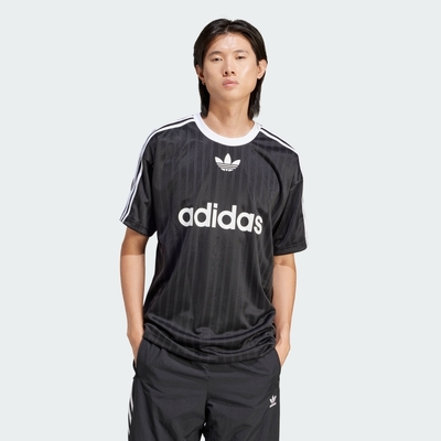 ADIDAS ADICOLOR POLY T 三葉草 男短袖上衣-黑白-IU2341