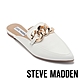 STEVE MADDEN-FLEUR 真皮金屬粗練穆勒鞋-白色 product thumbnail 1