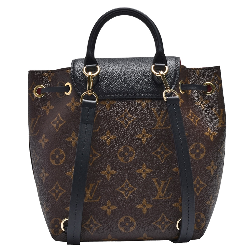 Montsouris BB Monogram Canvas/Natural leather - Handbags