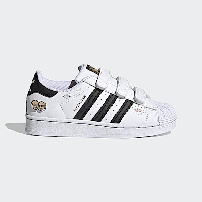 Adidas Superstar Cf C [FZ0615] 中童鞋 運動 休閒 慢跑 貝殼 復古 經典 愛迪達 白 黑