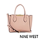 NINE WEST HOLLIS金屬釦中型手提包-玫瑰粉(116605) product thumbnail 1