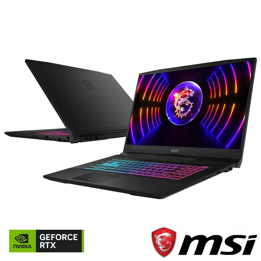 MSI微星 Katana 17 B13VFK-089TW 17.3吋電競筆電(i7-13620H/16G/1TB SSD/RTX4060-8G/Win11)