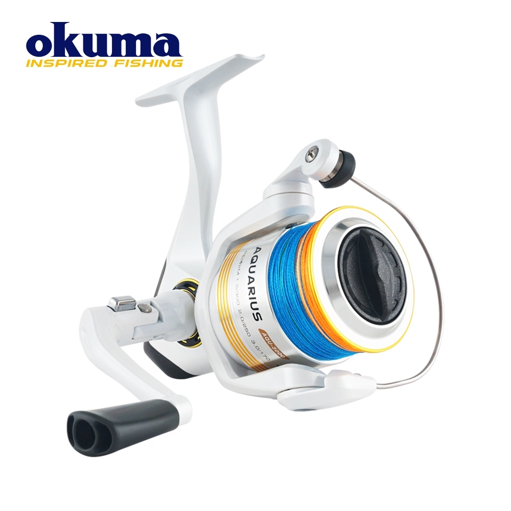 Okuma 水瓶座aquarius 紡車式捲線器aq 4000 附pe2號 捲線器 Yahoo奇摩購物中心