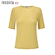 JESSICA RED -氣質百搭舒適圓領短袖針織衫82415C（黃） product thumbnail 1