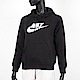 Nike AS W NSW ESSNTL HOODIE [BV4127-010] 女 運動 連帽 長袖 上衣 棉柔 黑 product thumbnail 1