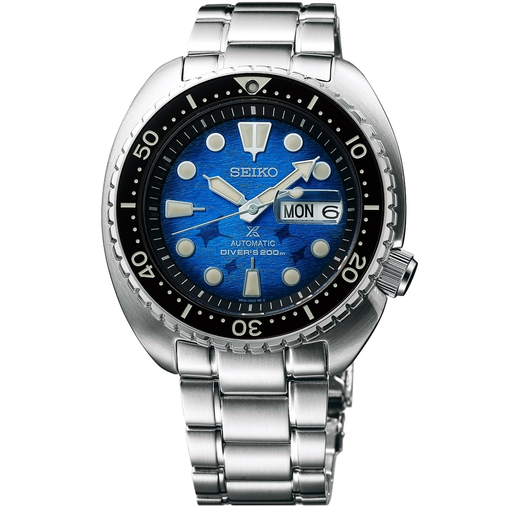 SEIKO 精工Prospex 愛海洋魟魚200米潛水機械錶送禮首選(SRPE39J1/4R36 