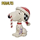 正版授權 Enesco 史努比 閃耀拐杖糖 塑像 公仔 精品雕塑 Snoopy PEANUTS - 368044 product thumbnail 1