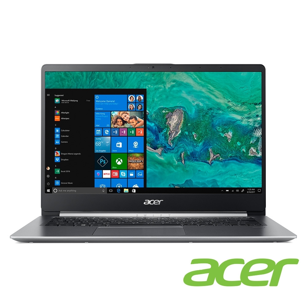 Acer SF114-32-C3AR 14吋輕薄筆電(N4120/4G/256G SSD/Swift 1/銀)文書筆電