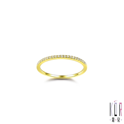 K OR蔻兒  百搭 鑽石/黃K金女戒指