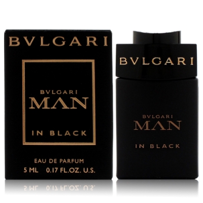 BVLGARI 寶格麗 MAN IN BLACK 當代真我男性淡香精 5ML