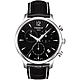 TISSOT 天梭 官方授權 TRADITION 復刻計時腕錶 新春送禮-黑/42mm T0636171605700 product thumbnail 1