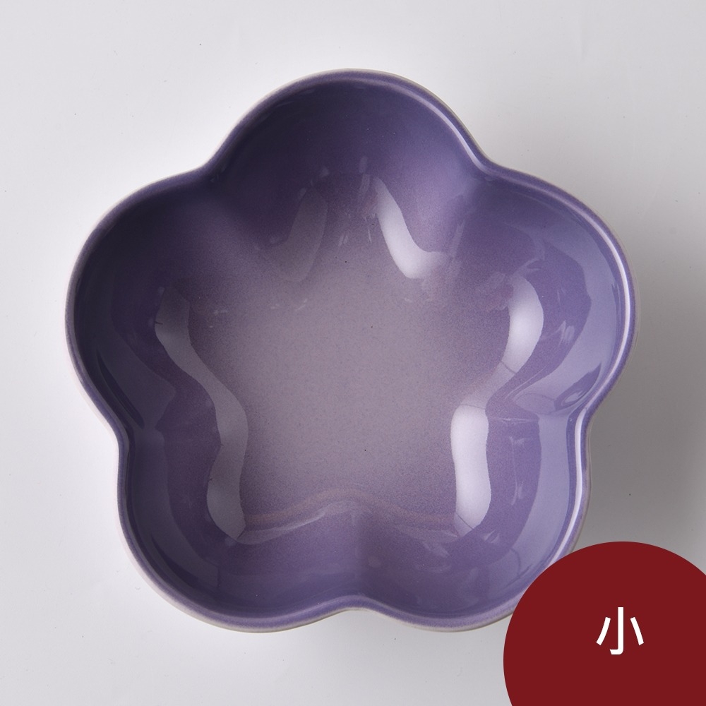 法國Le Creuset 花型盤 小 藍鈴紫