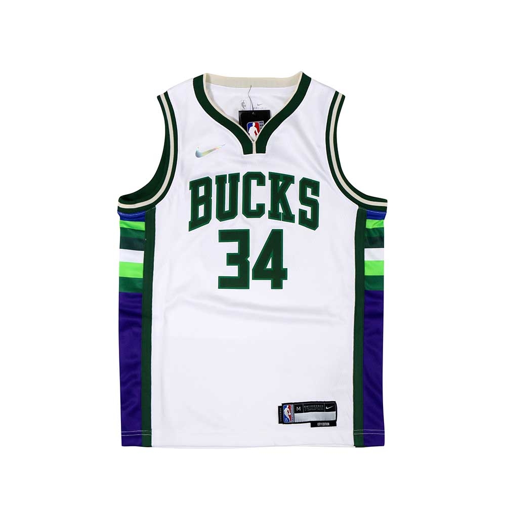 NIKE NBA City Edition 青少年球衣 公鹿隊 Antetokounmpo