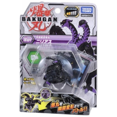 任選日本爆丸BP-004 暗黑雙頭龍 Nillious BLACK瞬間變形 BK12399 BAKUGAN