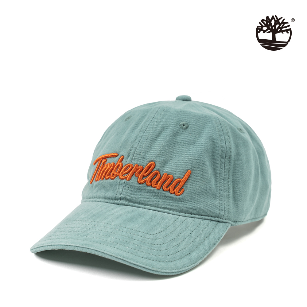 Timberland 男款礦藍色Midland Beach Logo棒球帽|A1E9LG99 | 棒球帽