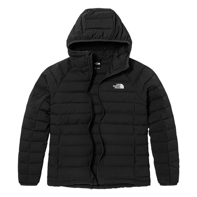 The North Face M BELLEVIEW STRETCH DOWN HOODIE APFQ 男 羽絨外套-黑-NF0A7W7PJK3